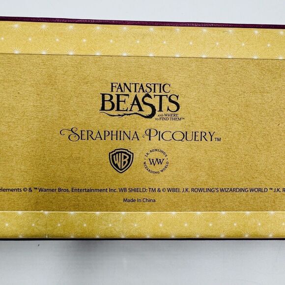 Harry Potter Fantastic Beasts 14” SERAPHINA PICQUERY WAND NEW Noble Collection - Picture 10 of 12